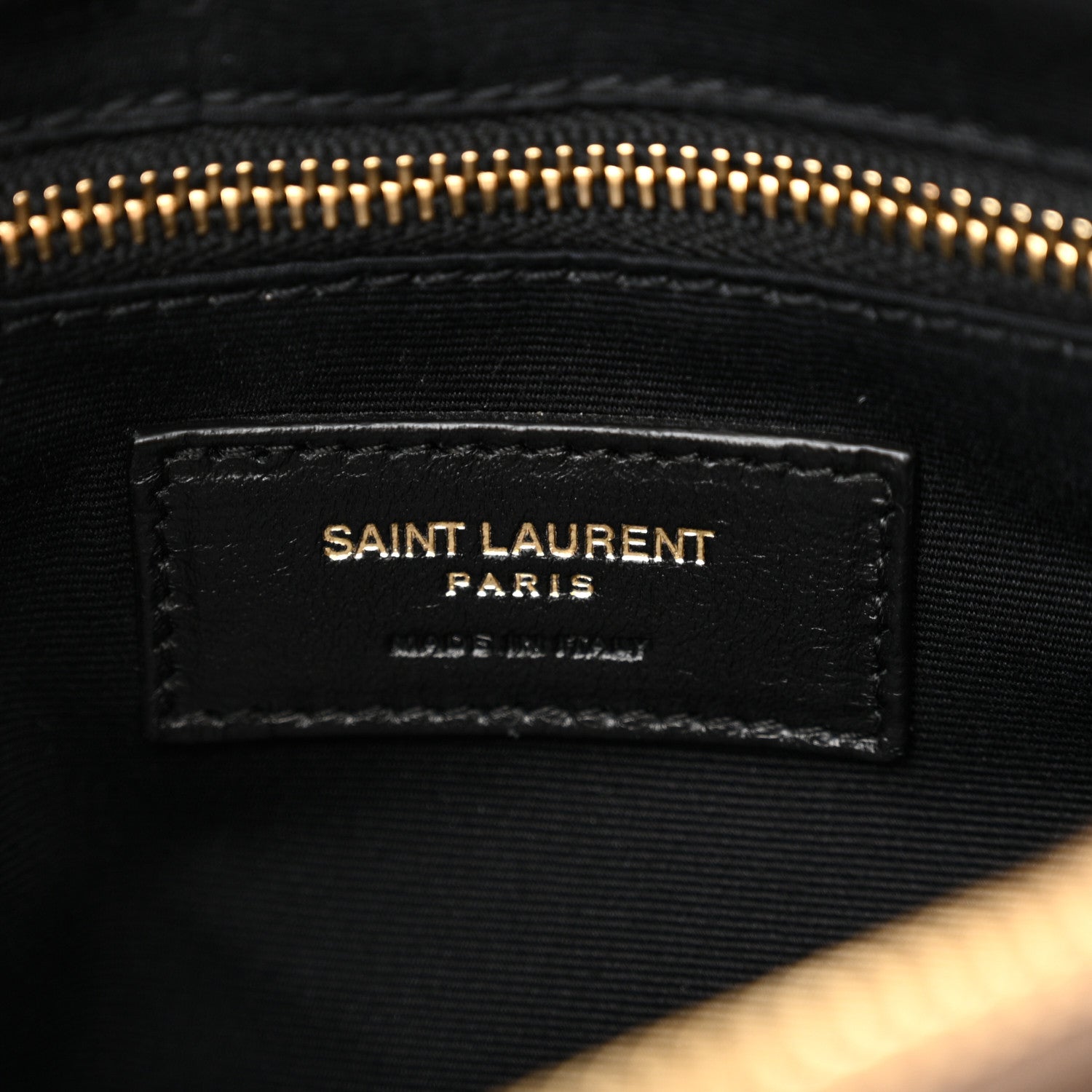 Saint Laurent Linen Y Quilted Monogram Medium Loulou Chain Satchel Natural Taupe 6 of 11