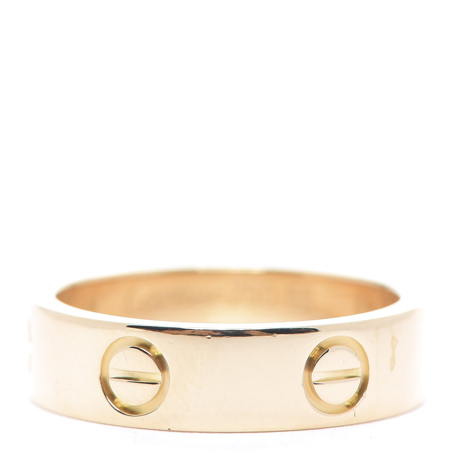 18K Yellow Gold 5.5mm LOVE Ring 55 7.25