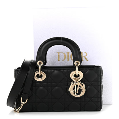 Christian Dior Lambskin Cannage Small Lady D-Joy Black 12 of 12