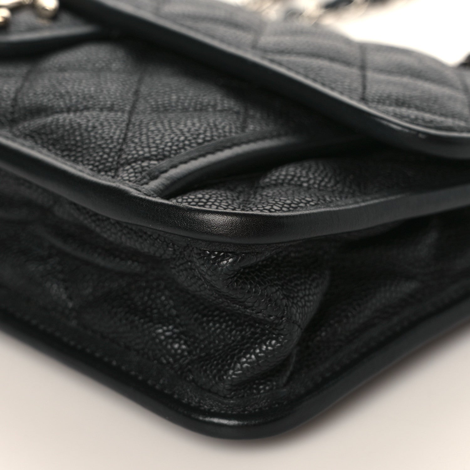 Chanel Caviar Quilted Medium French Riviera Flap Black 9 of 9