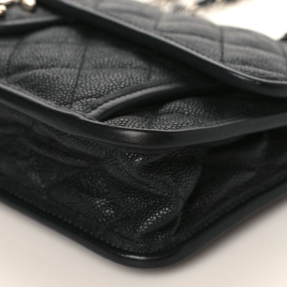 Chanel Caviar Quilted Medium French Riviera Flap Black 9 of 9