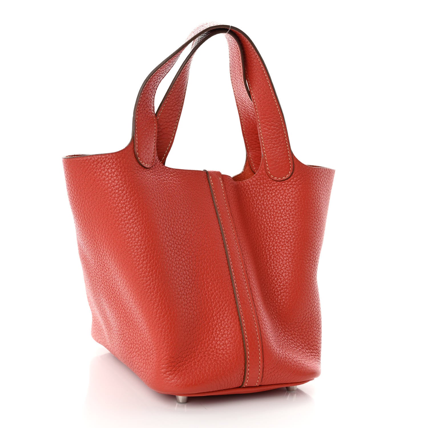 Hermes Taurillon Clemence Picotin Lock 18 PM Sanguine 3 of 10