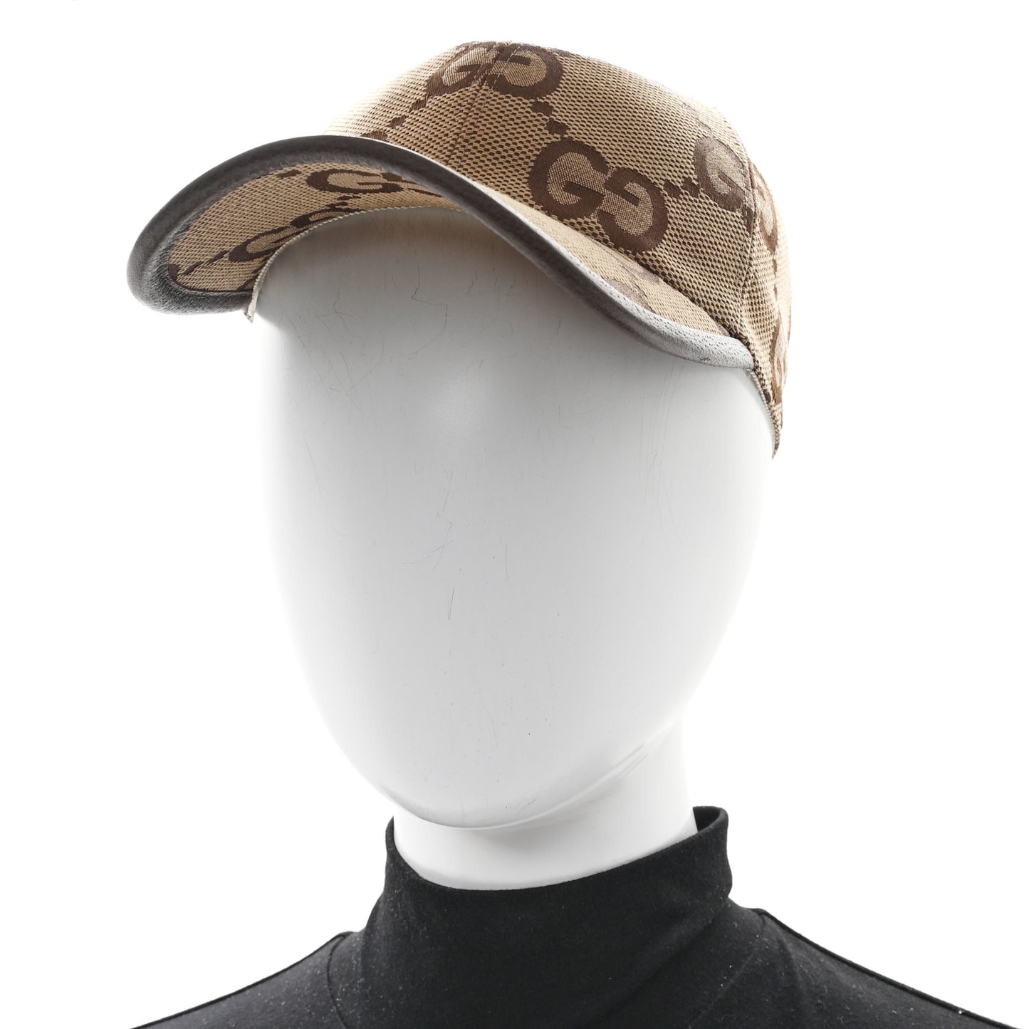 Monogram Jumbo GG Baseball Hat M 57 Camel Ebony