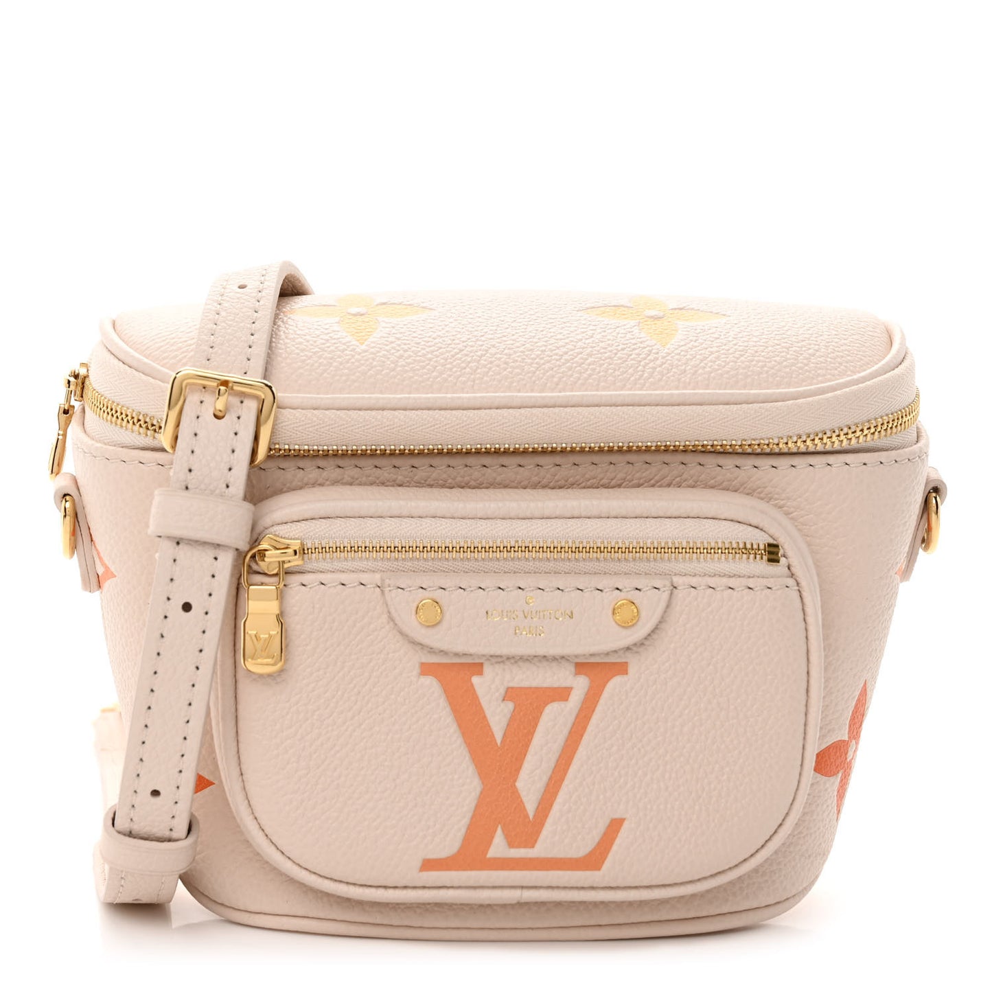 Empreinte Monogram Giant Mini By The Pool Bumbag Cream Saffron