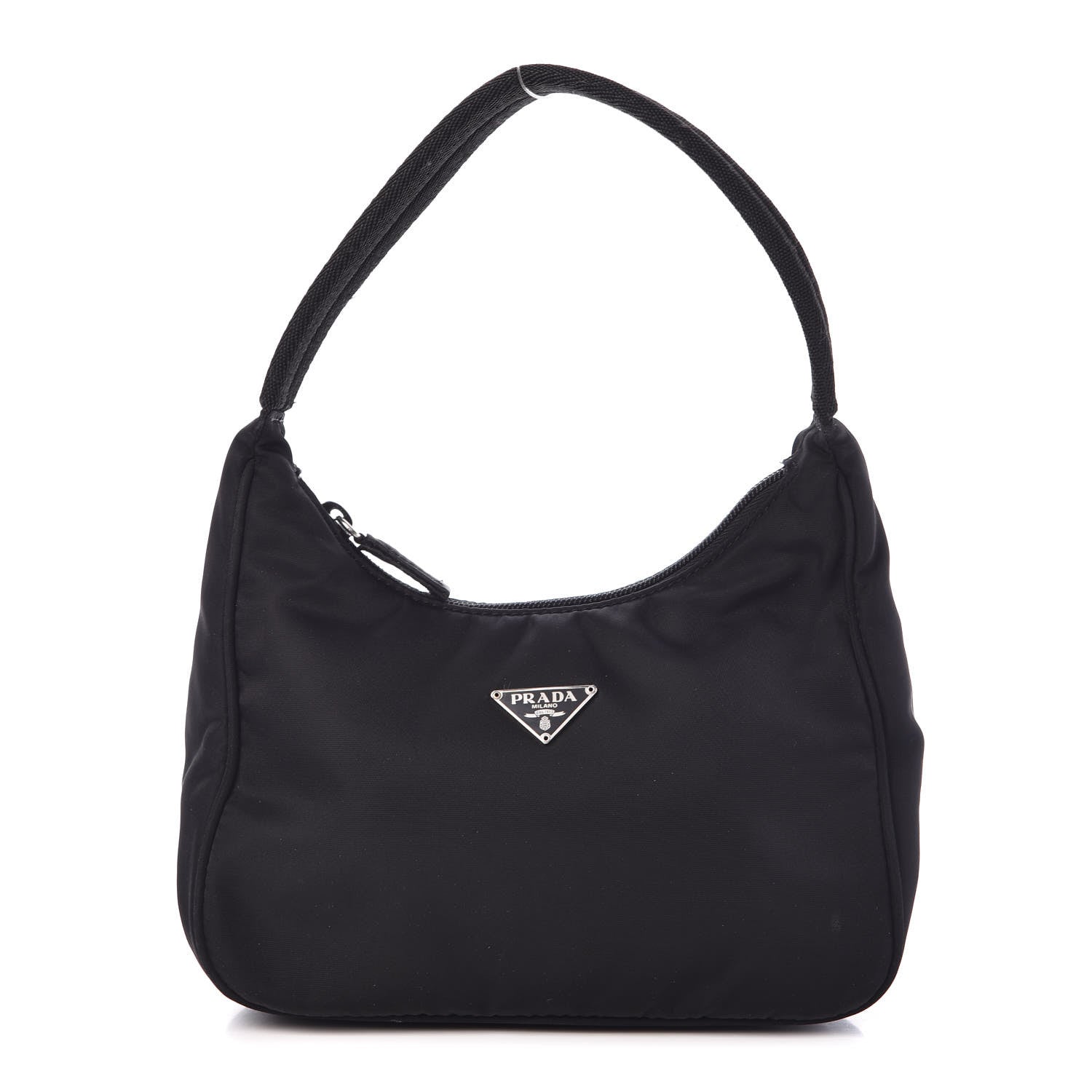 Prada Tessuto Nylon Hobo Black 1 of 10