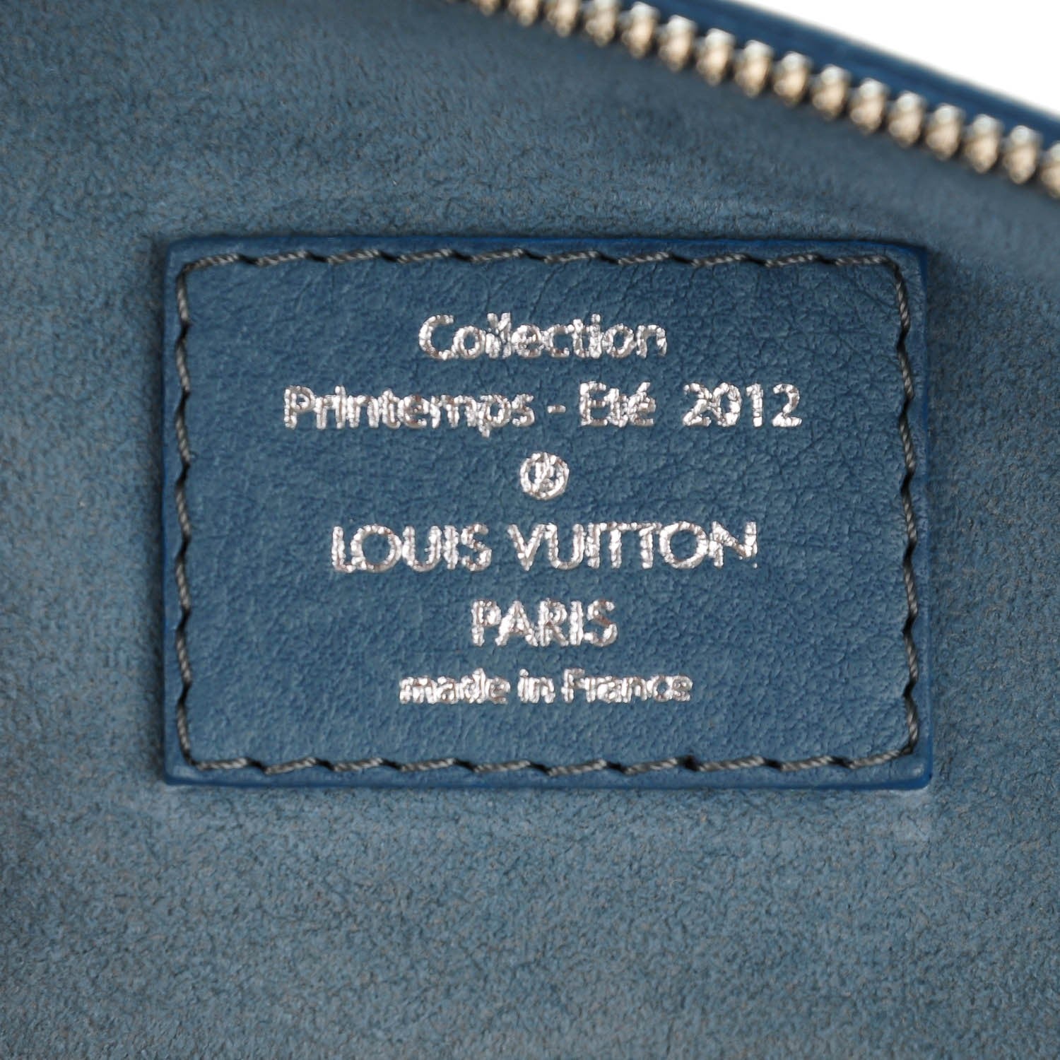 Louis Vuitton Denim Speedy Round Blue 7 of 8