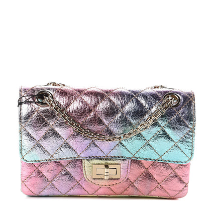Chanel Metallic Goatskin Quilted Mini 2.55 Reissue Flap Multicolor 1 of 8