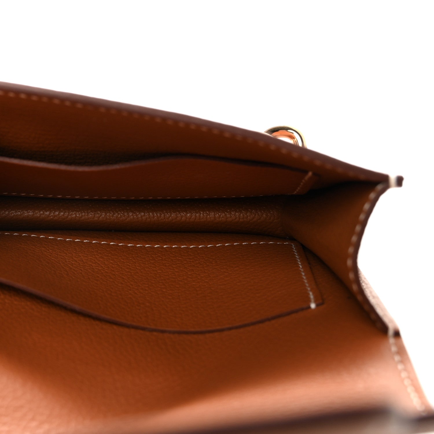 Hermes Evercolor Roulis Slim Wallet Gold 6 of 8