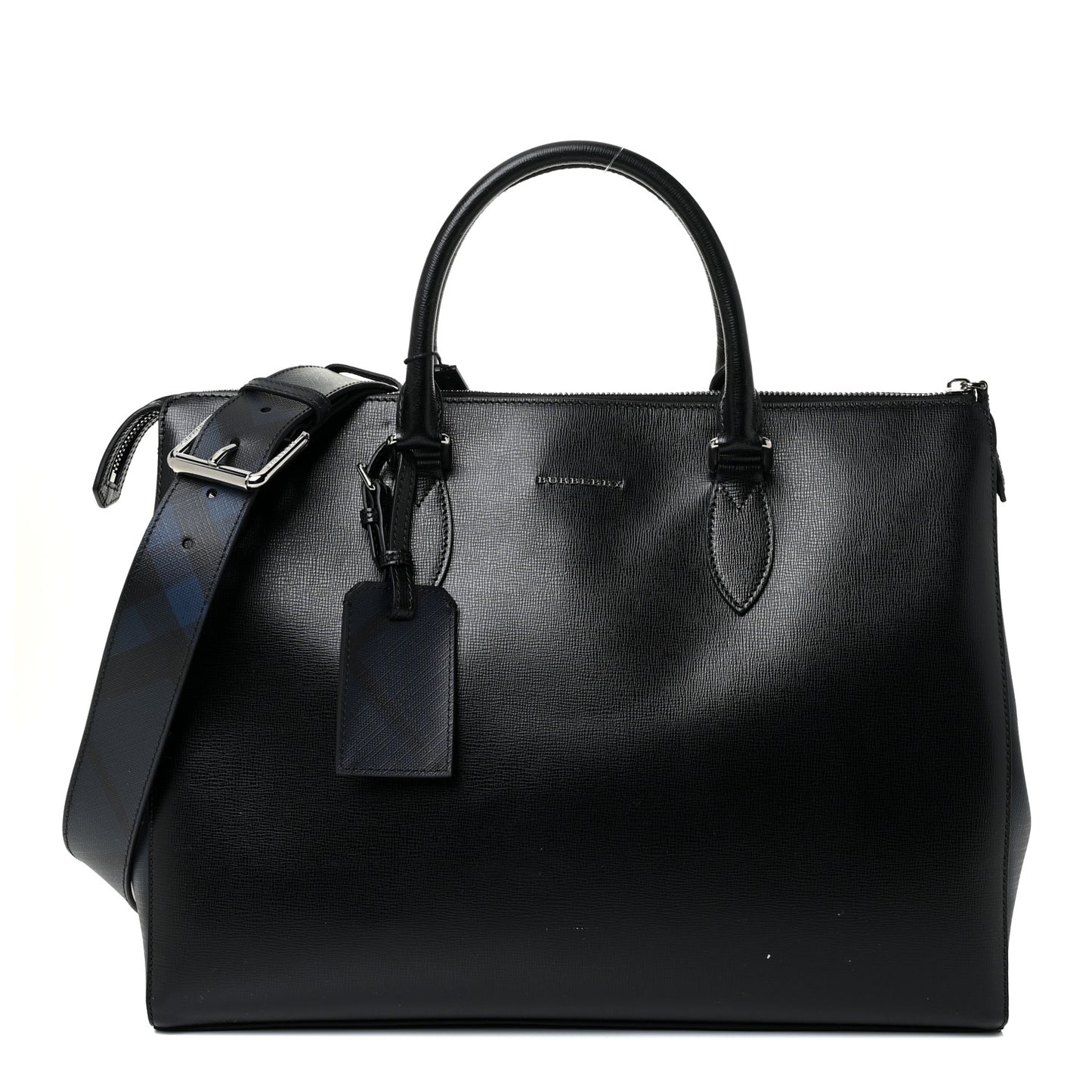 Calfskin Bermondsey Business Briefcase Black
