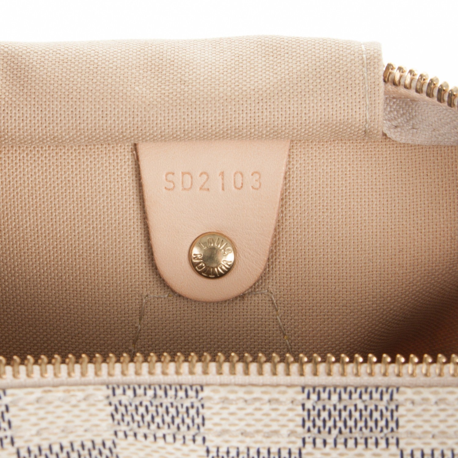 Louis Vuitton Damier Azur Speedy 35 8 of 8