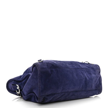 Balenciaga Baby Daim Suede Classic Hardware City Bleu Nuit 3 of 12