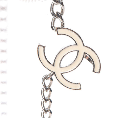 Chanel Enamel CC Ceinture Fantai Adjustable Belt Silver 5 of 6