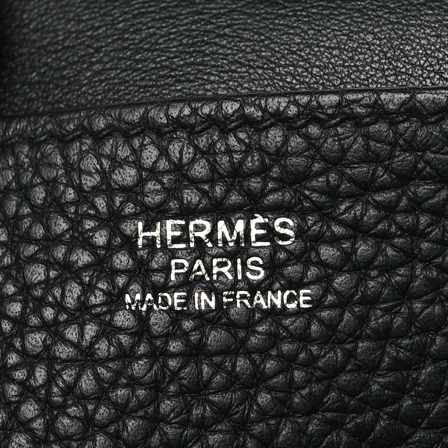 Hermes Taurillon Clemence Halzan 31 GM Black 6 of 10