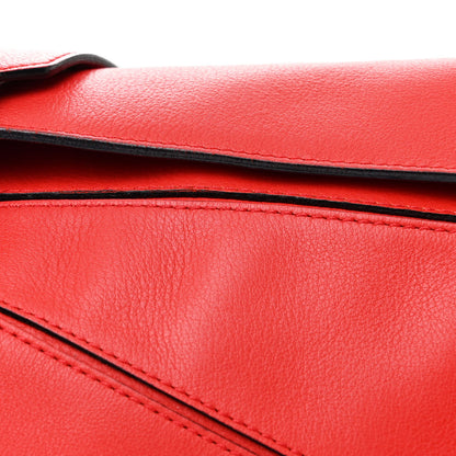 Loewe Calfskin Medium Puzzle Bag Scarlet 8 of 12