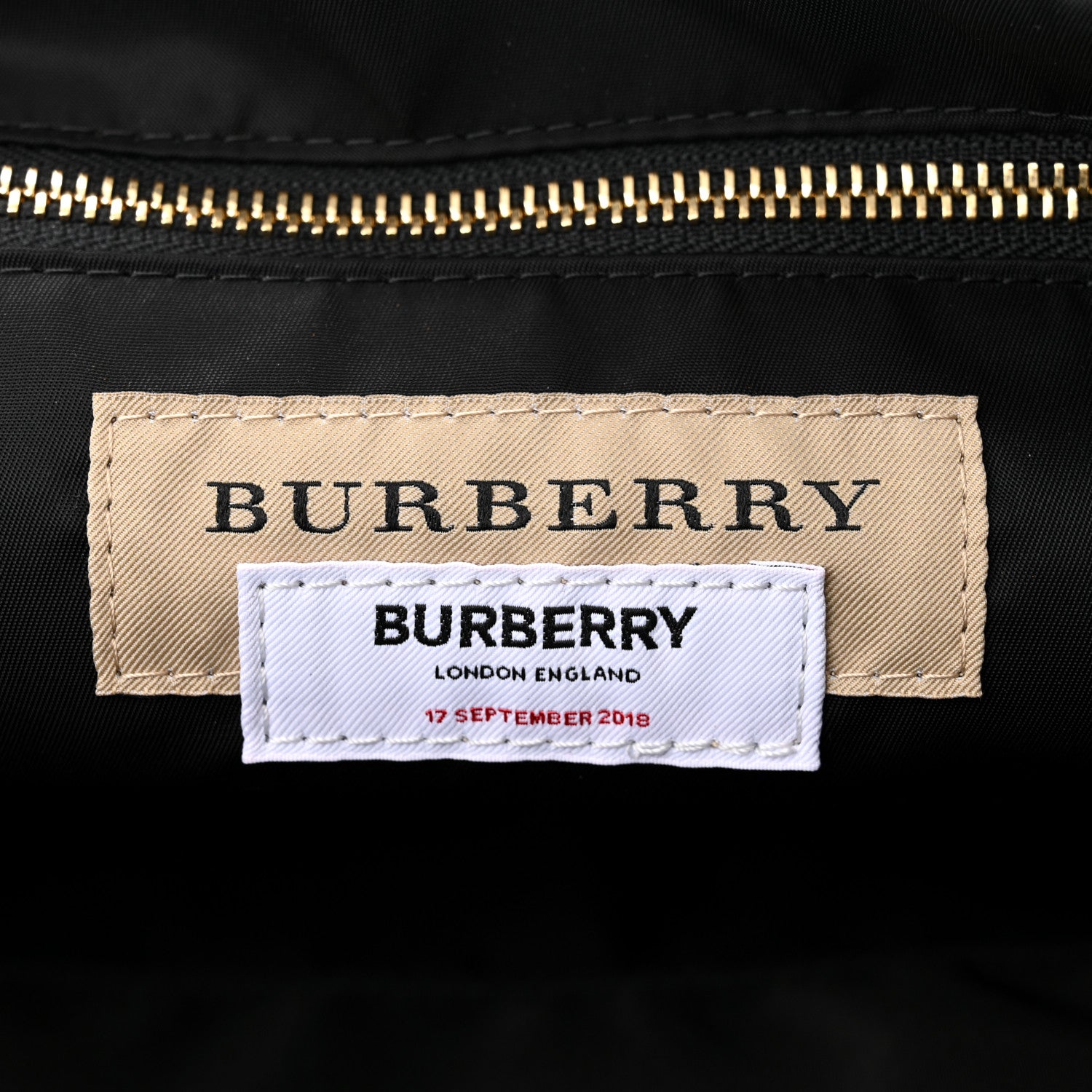 Burberry Nylon Trench Medium Trench Tote Bag Black 6 of 9