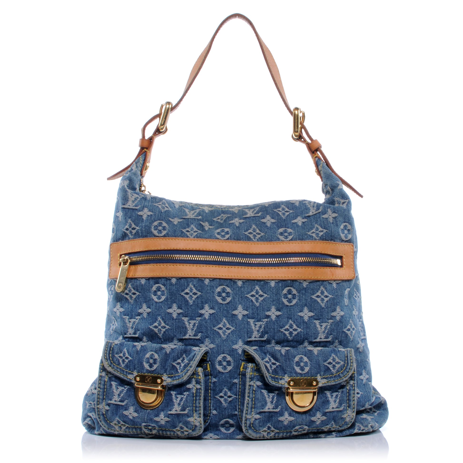 Louis Vuitton Denim Baggy GM Blue 1 of 7