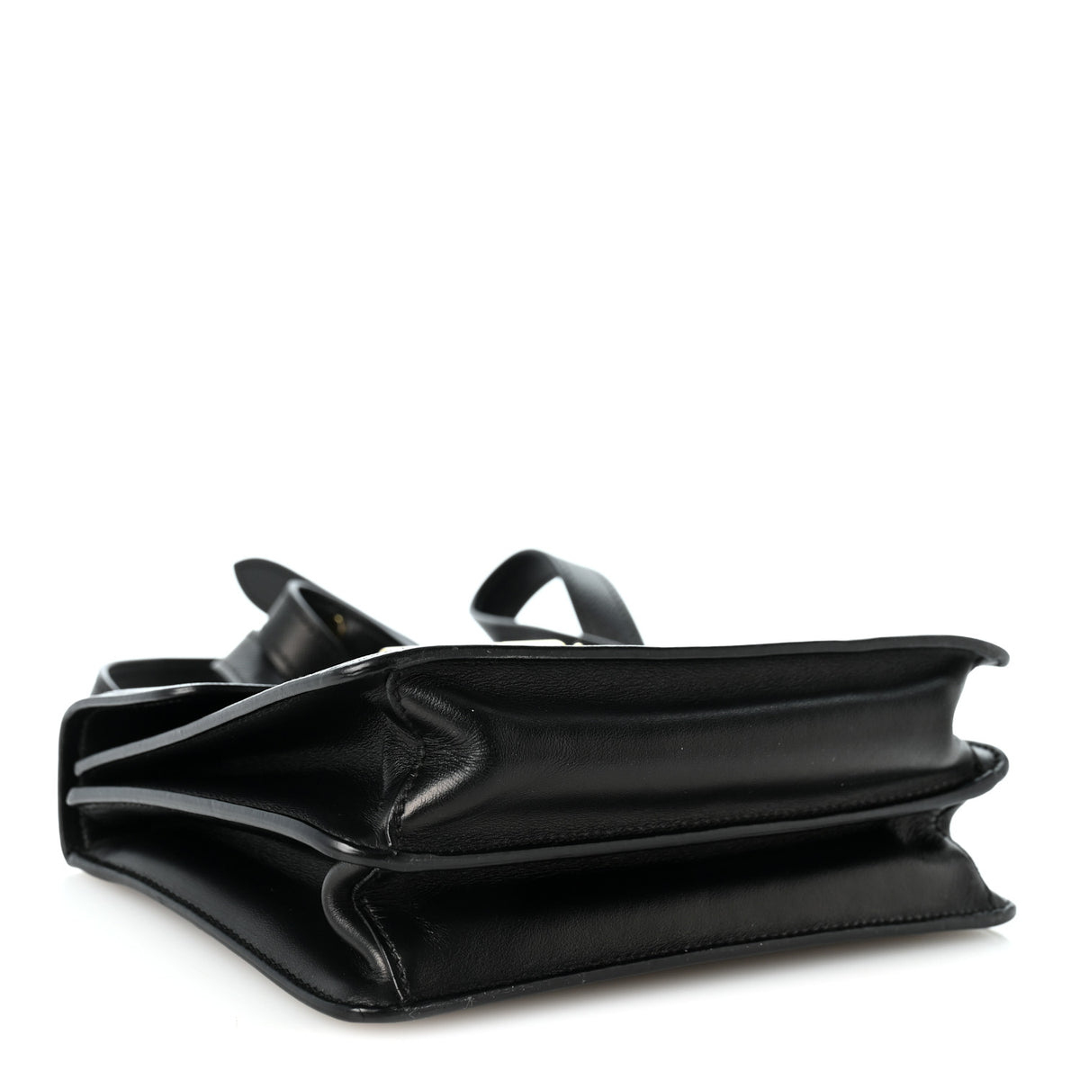 Prada Saffiano Symbole Flap Shoulder Bag Black 4 of 10