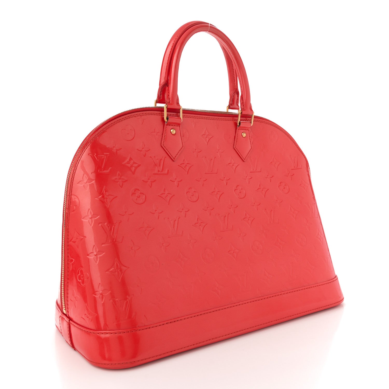 Louis Vuitton Vernis Alma GM Orange Sunset 3 of 14
