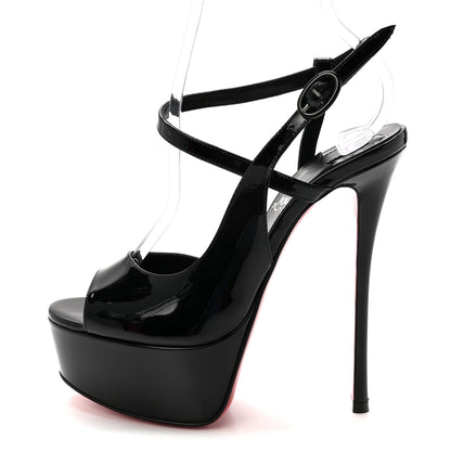 Christian Louboutin Patent So Jenlove 150 Pumps 35.5 Black 1 of 9