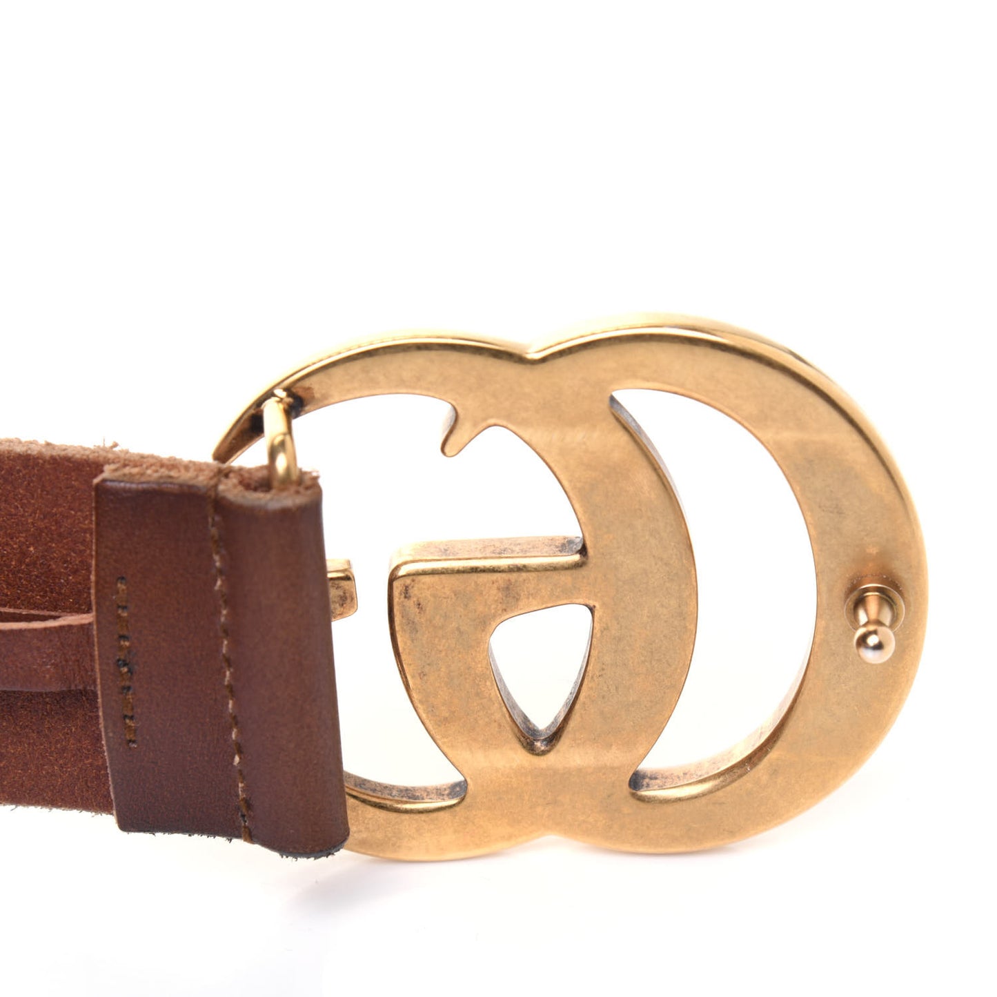 Faded Calfskin Double G 40mm Belt 90 36 Cuir