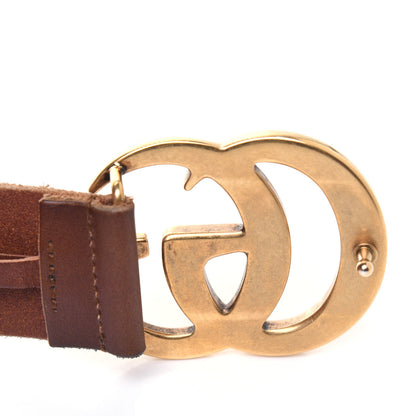 Gucci Faded Calfskin Double G 40mm Belt 90 36 Cuir 6 of 12