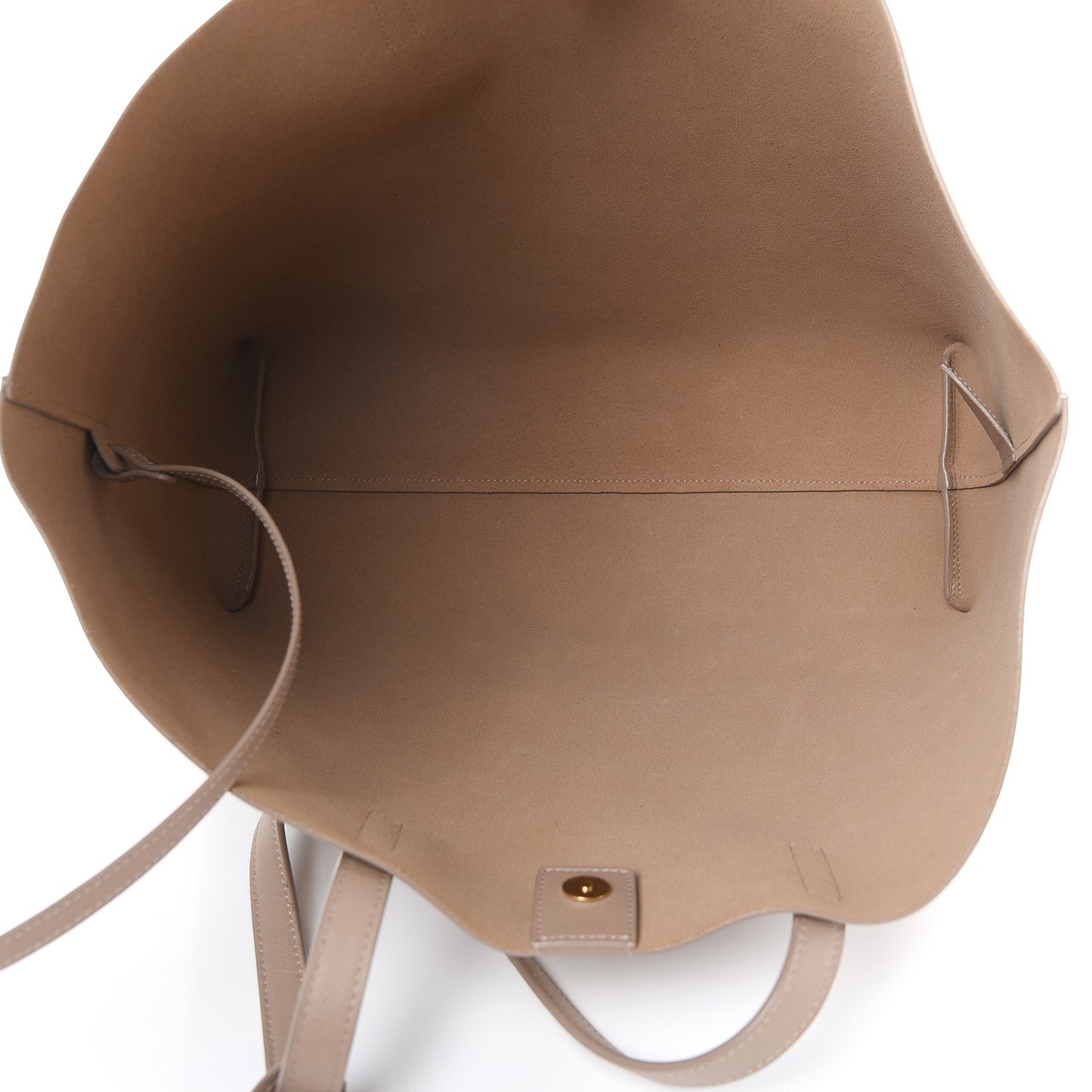 Calfskin Large Shopping Tote Taupe