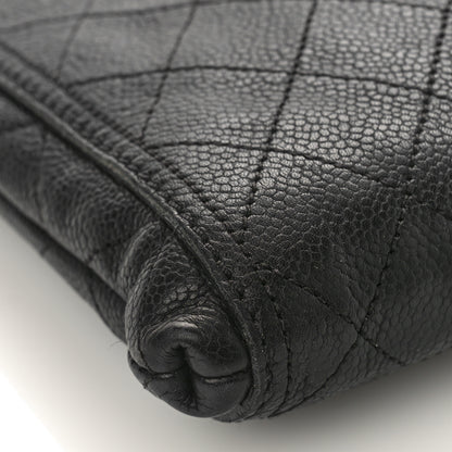 Chanel Caviar Stitched Small CC Pocket Shoulder Black 8 of 9