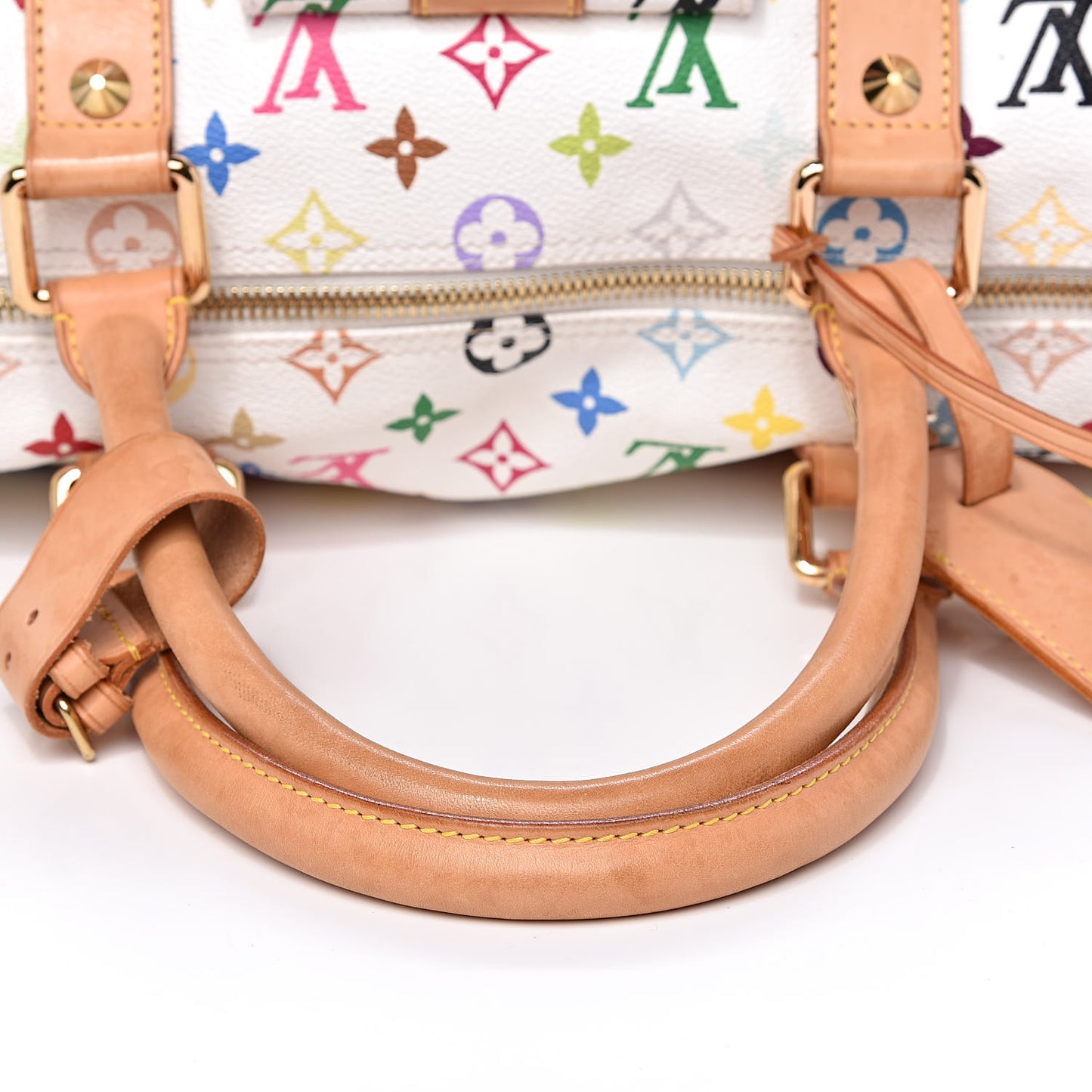 Monogram Multicolor Keepall 45 White