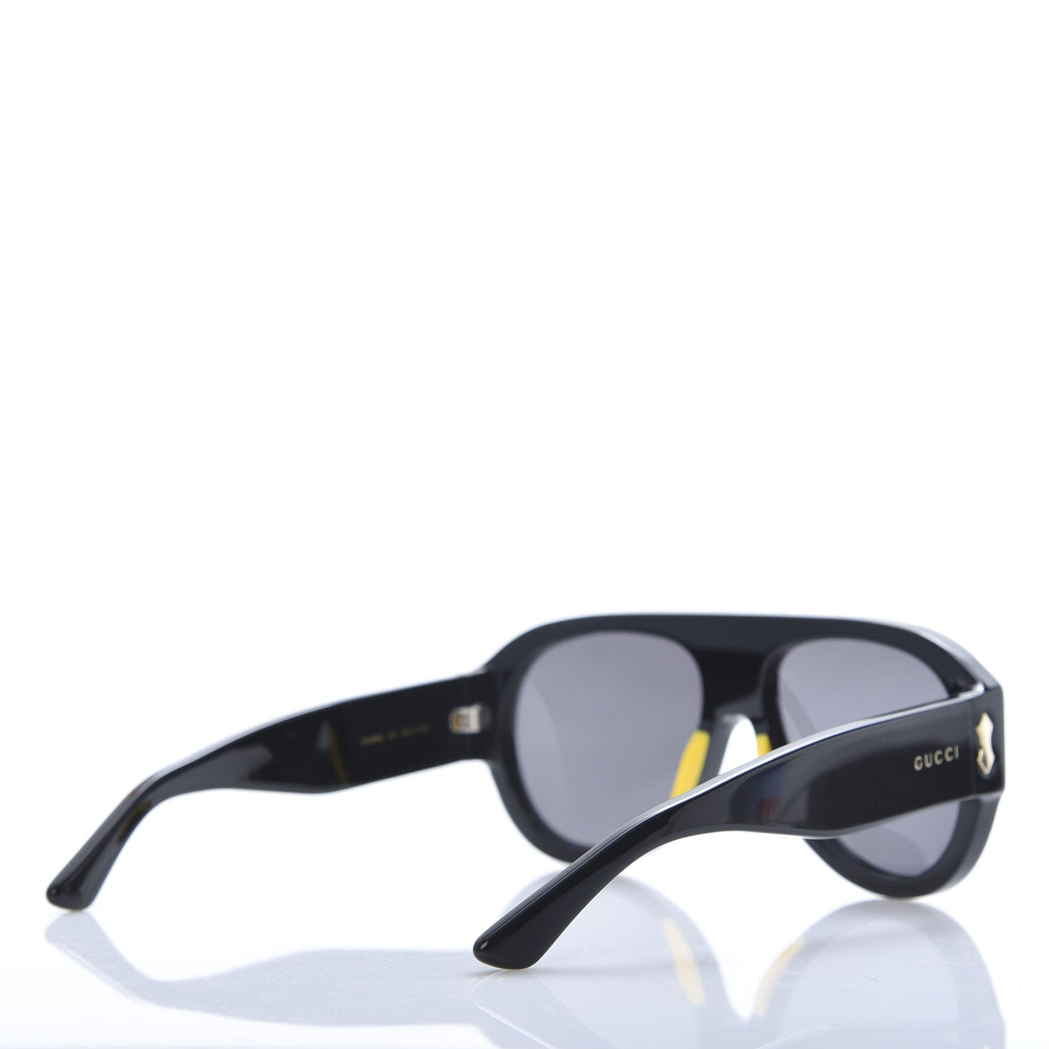 Gucci Acetate Aviator Sunglasses GG0668S Black 4 of 8