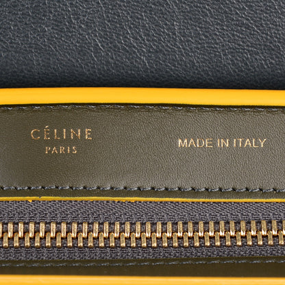 Celine Smooth Calfskin Small Tri-Color Trapeze Yellow 5 of 8