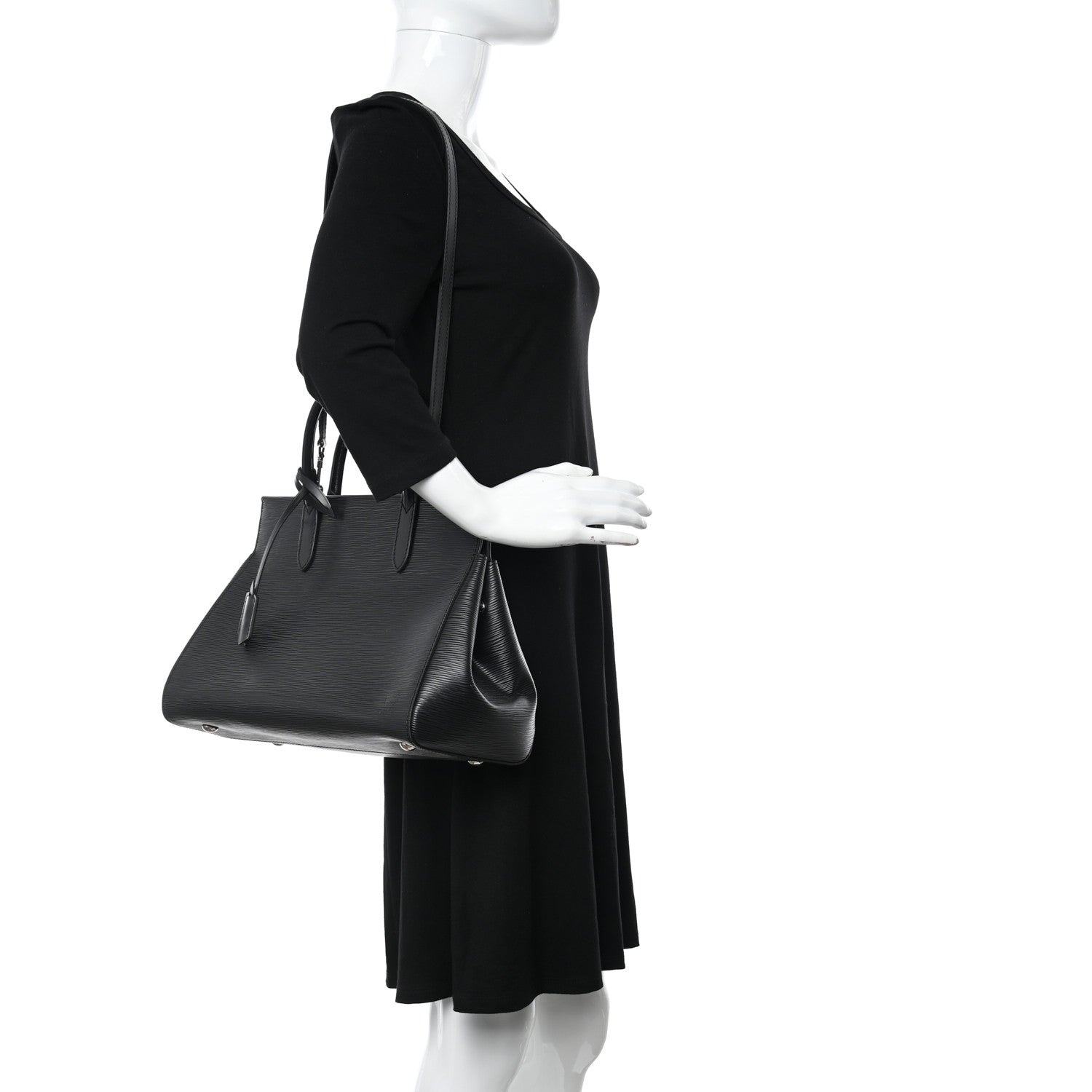Louis Vuitton Epi Marly MM Black 2 of 15