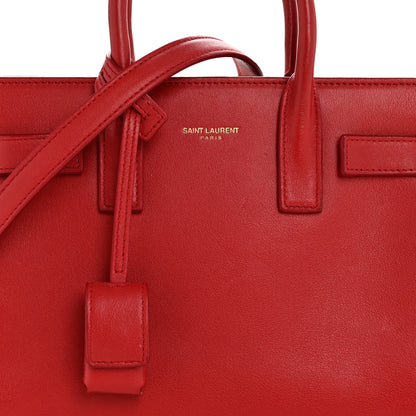 Saint Laurent Calfskin Nano Sac De Jour Lipstick Red 14 of 27