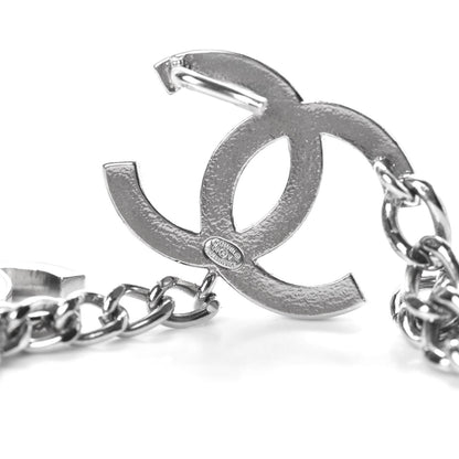Chanel Enamel CC Ceinture Fantai Adjustable Belt Silver White 3 of 3