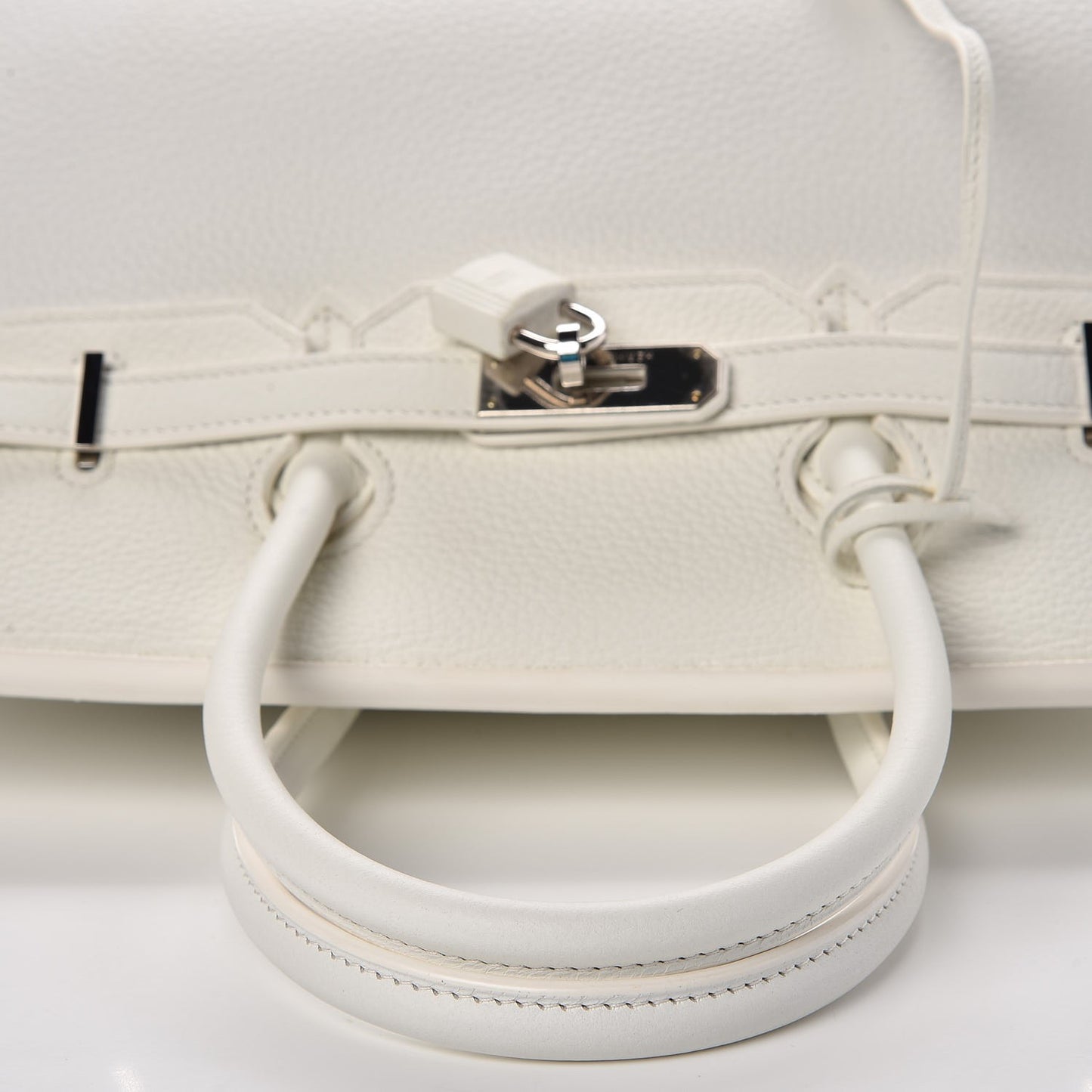 Taurillon Clemence Birkin 35 White