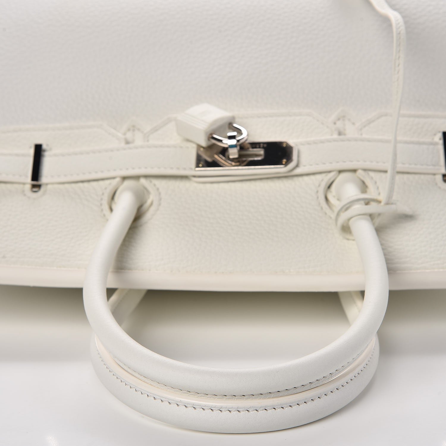 Hermes Taurillon Clemence Birkin 35 White 35 of 37
