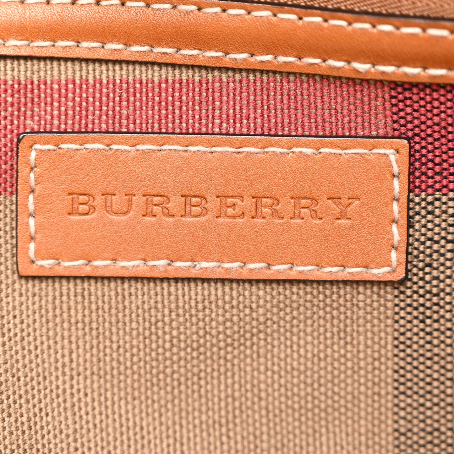 Canvas Mega Check Medium Maidstone Saddle Brown