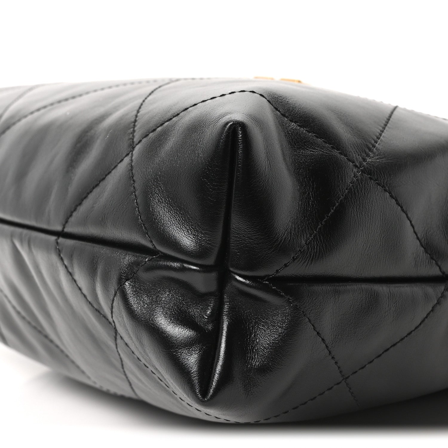 Chanel Shiny Calfskin Quilted Small Chanel 22 Black 11 of 11
