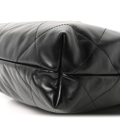 Chanel Shiny Calfskin Quilted Small Chanel 22 Black 11 of 11