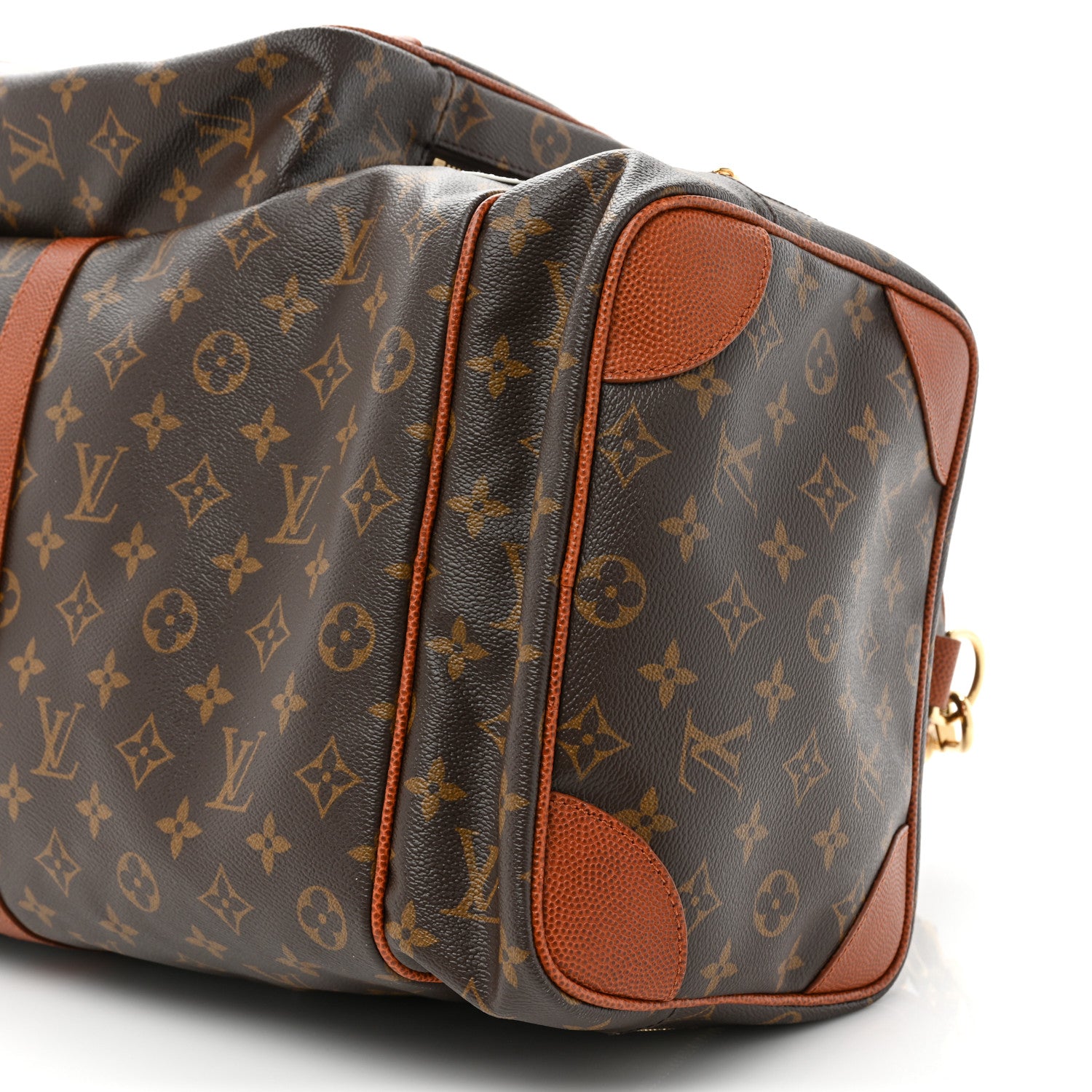 Louis Vuitton X NBA Monogram Grain Cowhide Ball Keepall Trio Pocket Bag 10 of 20