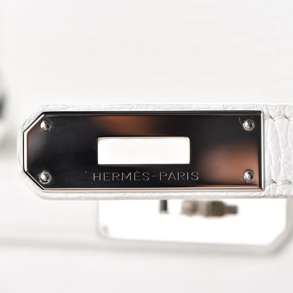 Hermes Taurillon Clemence Birkin 40 White 26 of 39