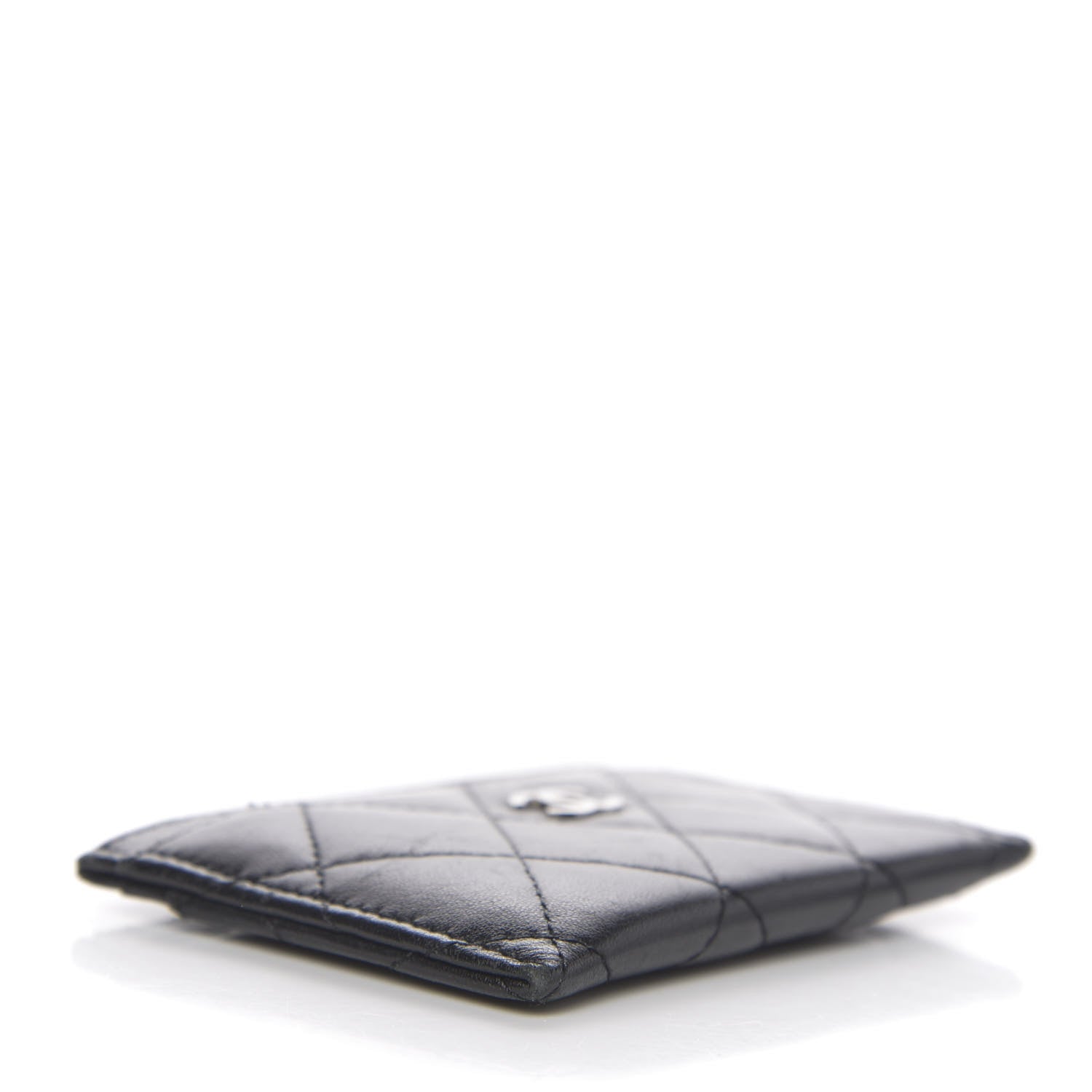 Chanel Lambskin Quilted Card Holder Black 3 of 8