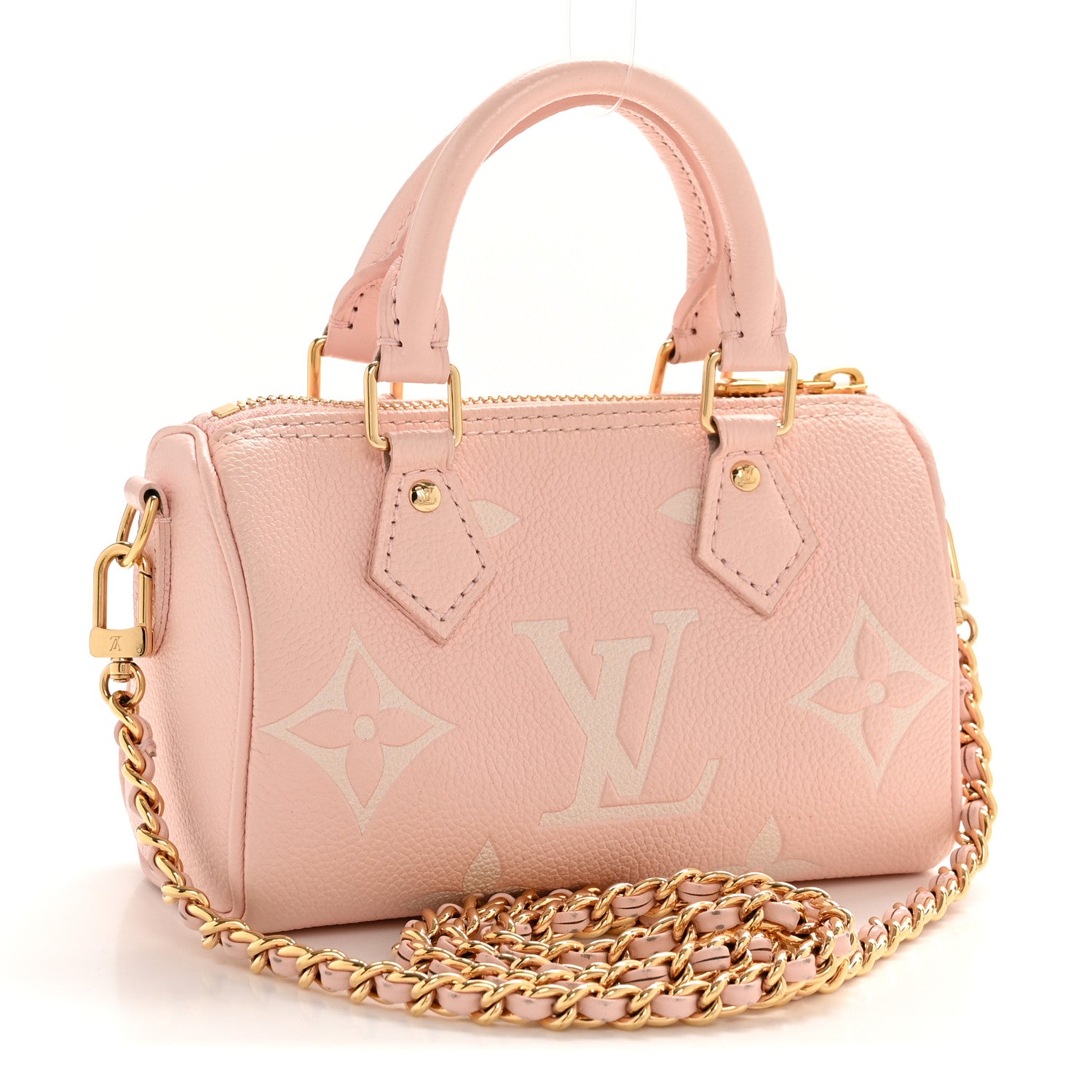 Louis Vuitton Empreinte Monogram Giant Nano Speedy Pink Creme 3 of 11