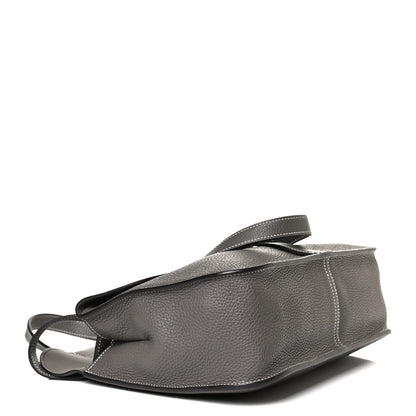 Hermes Taurillon Clemence Halzan 31 GM Etain 4 of 12