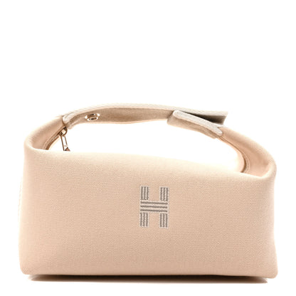 Hermes Canvas Small Bride-A-Brac Pouch Natural 1 of 5