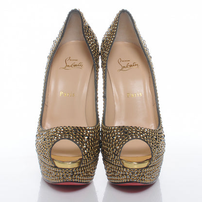 Christian Louboutin Strass Lady Peep 150 Pumps 41 2 of 7