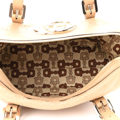 Gucci Guccissima Small Britt Boston Beige 5 of 10