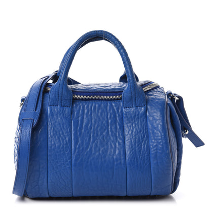 Alexander Wang Pebbled Lambskin Rockie Royal Silver Hardware 1 of 9