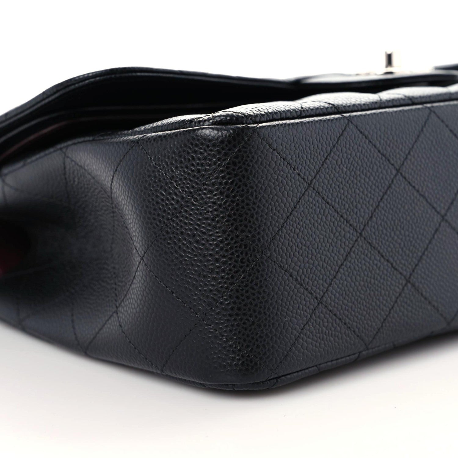 Chanel Caviar Quilted Jumbo Double Flap Black 5 of 10