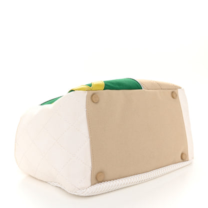 Chanel Canvas Quilted N°5 Shopping Tote Beige 4 of 13