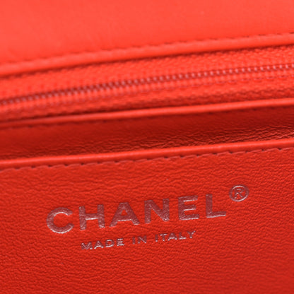 Chanel Patent Quilted Mini Square Flap Red 6 of 11